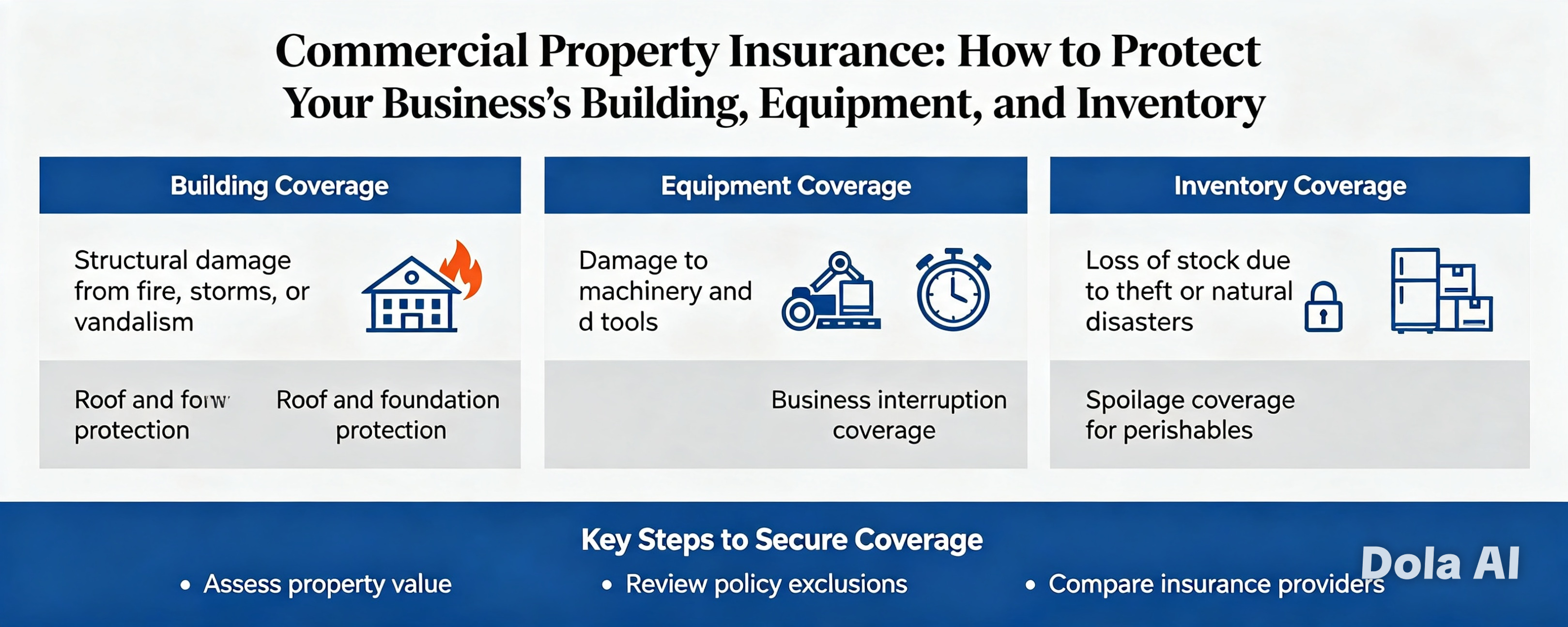 Commercial Property Insurance: How to Protect Your Business's Building, Equipment, and Inventory